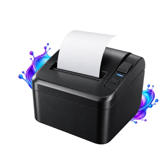 POS receipt printer illustration